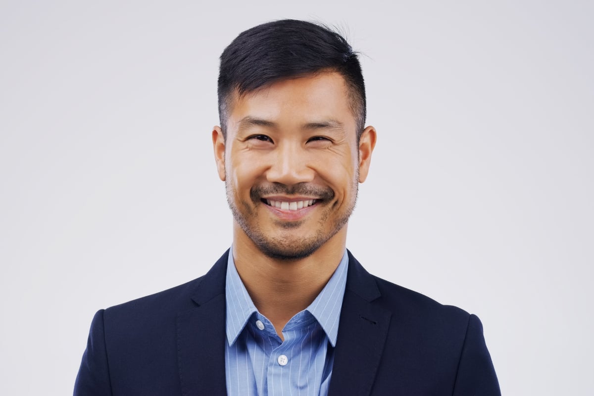 Studio portrait of a confident professional executive